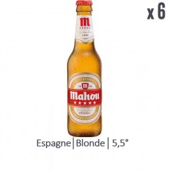MAHOU 5 ESTRELLAS 6*33CL