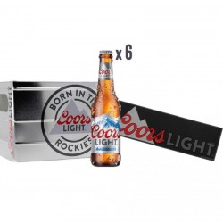 BOX COORS LIGHT 6 BIERES...