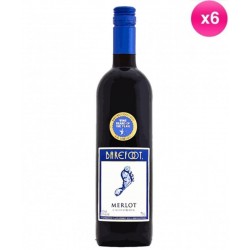 BAREFOOT MERLOT 6*75CL