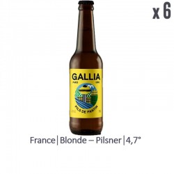 GALLIA PILS DE PANTIN 6*33CL