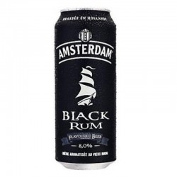 AMSTERDAM BLACK RUM 50CL CAN