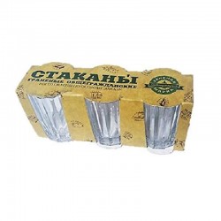 3 VERRES VODKA GREEN MARK