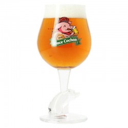 VERRE RINCE COCHON WHISKY 33CL