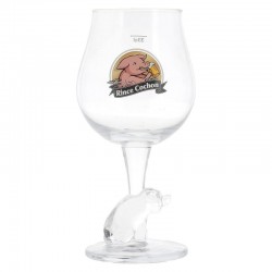 VERRE RINCE COCHON 33CL