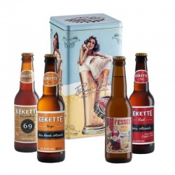 COFFRET 4 BIERES...