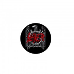 SLAYER BLACK EAGLE ROUND PATCH